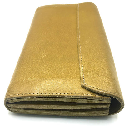 IL BISONTE | イルビゾンテ レザーロングウォレット 長財布 C0842 イエロー【倉吉店】