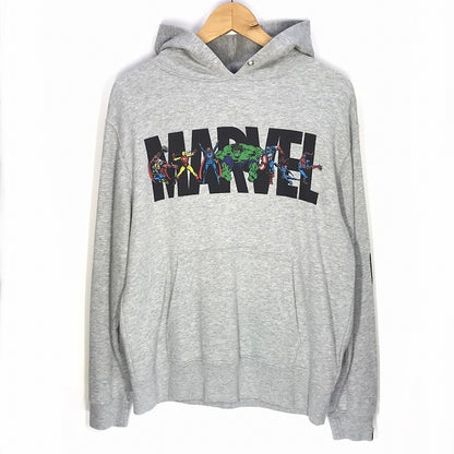 EXAMPLE | イグザンプル ×MARVEL×バーニーズニューヨーク プルオーバーパーカー パーカー グレー【倉吉店】