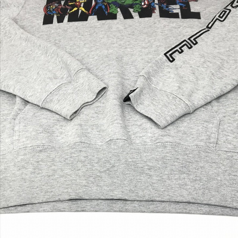 EXAMPLE | イグザンプル ×MARVEL×バーニーズニューヨーク プルオーバーパーカー パーカー グレー【倉吉店】
