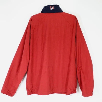 NAUTICA | ノーティカ SLEEVE LOGO NYLON JACKET ナイロンジャケット レッド【倉吉店】