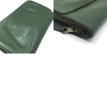 IL BISONTE | イルビゾンテ ミディアムウォレット 三つ折り財布 三つ折り財布 グリーン【倉吉店】