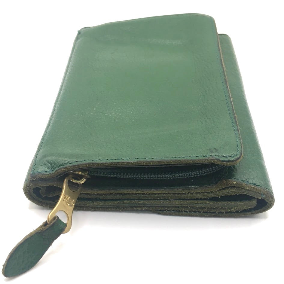IL BISONTE | イルビゾンテ ミディアムウォレット 三つ折り財布 三つ折り財布 グリーン【倉吉店】
