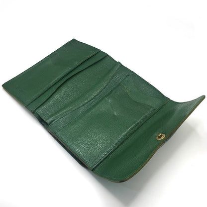 IL BISONTE | イルビゾンテ ミディアムウォレット 三つ折り財布 三つ折り財布 グリーン【倉吉店】