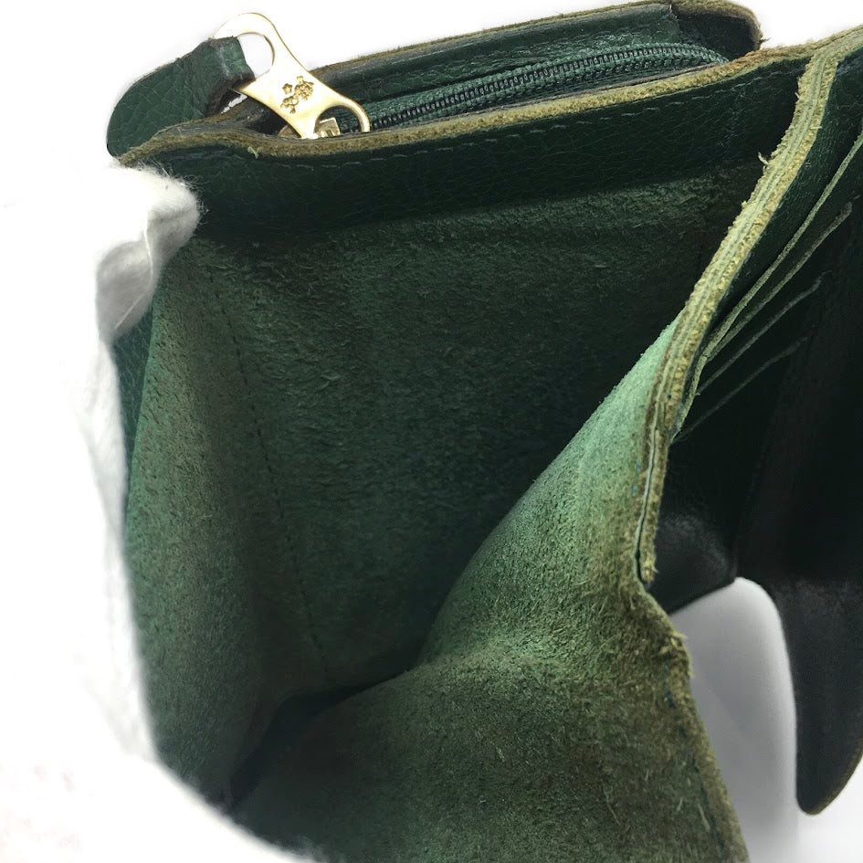 IL BISONTE | イルビゾンテ ミディアムウォレット 三つ折り財布 三つ折り財布 グリーン【倉吉店】