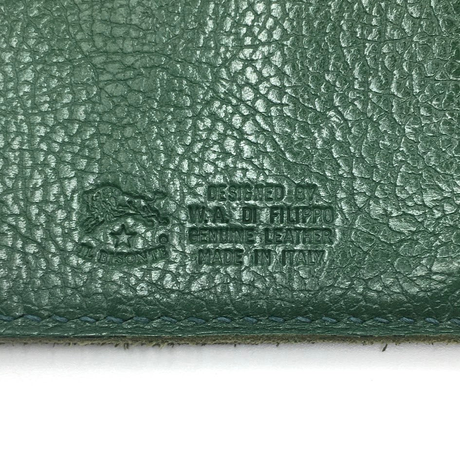 IL BISONTE | イルビゾンテ ミディアムウォレット 三つ折り財布 三つ折り財布 グリーン【倉吉店】