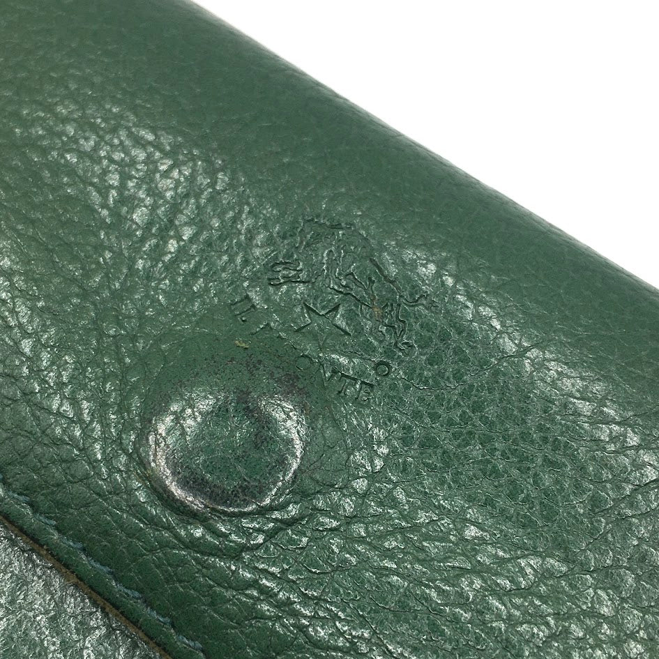 IL BISONTE | イルビゾンテ ミディアムウォレット 三つ折り財布 三つ折り財布 グリーン【倉吉店】