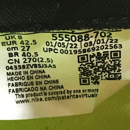 NIKE | ナイキ AIR JORDAN 1 RETRO HIGH OG "VOLT" スニーカー 555088-702 イエロー/ホワイト/ブラック 27cm【倉吉店】