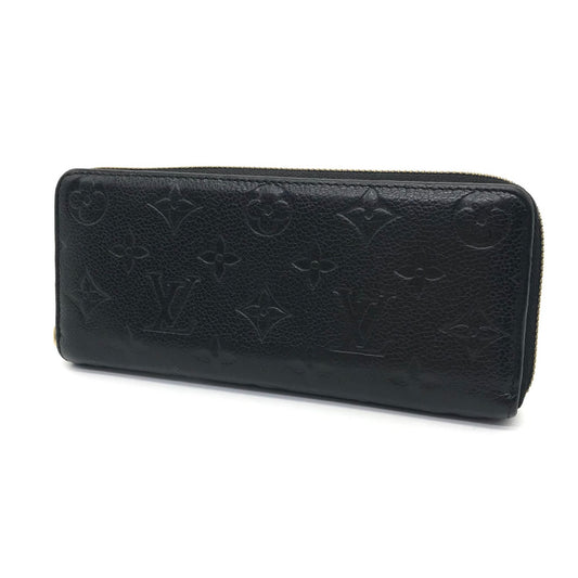LOUIS VUITTON | ルイ・ヴィトン モノグラム アンプラント ポルトフォイユクレマンス 長財布 M60171 ブラック【倉吉店】