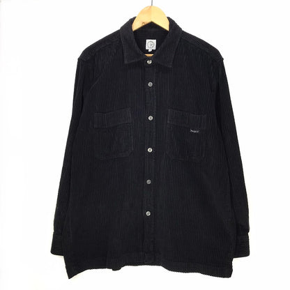 POLAR | ポラール CORD SHIRT コーデュロイ シャツジャケット その他アウター ブラック サイズ：M【倉吉店】