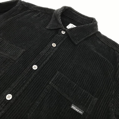 POLAR | ポラール CORD SHIRT コーデュロイ シャツジャケット その他アウター ブラック サイズ：M【倉吉店】