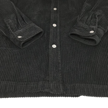 POLAR | ポラール CORD SHIRT コーデュロイ シャツジャケット その他アウター ブラック サイズ：M【倉吉店】