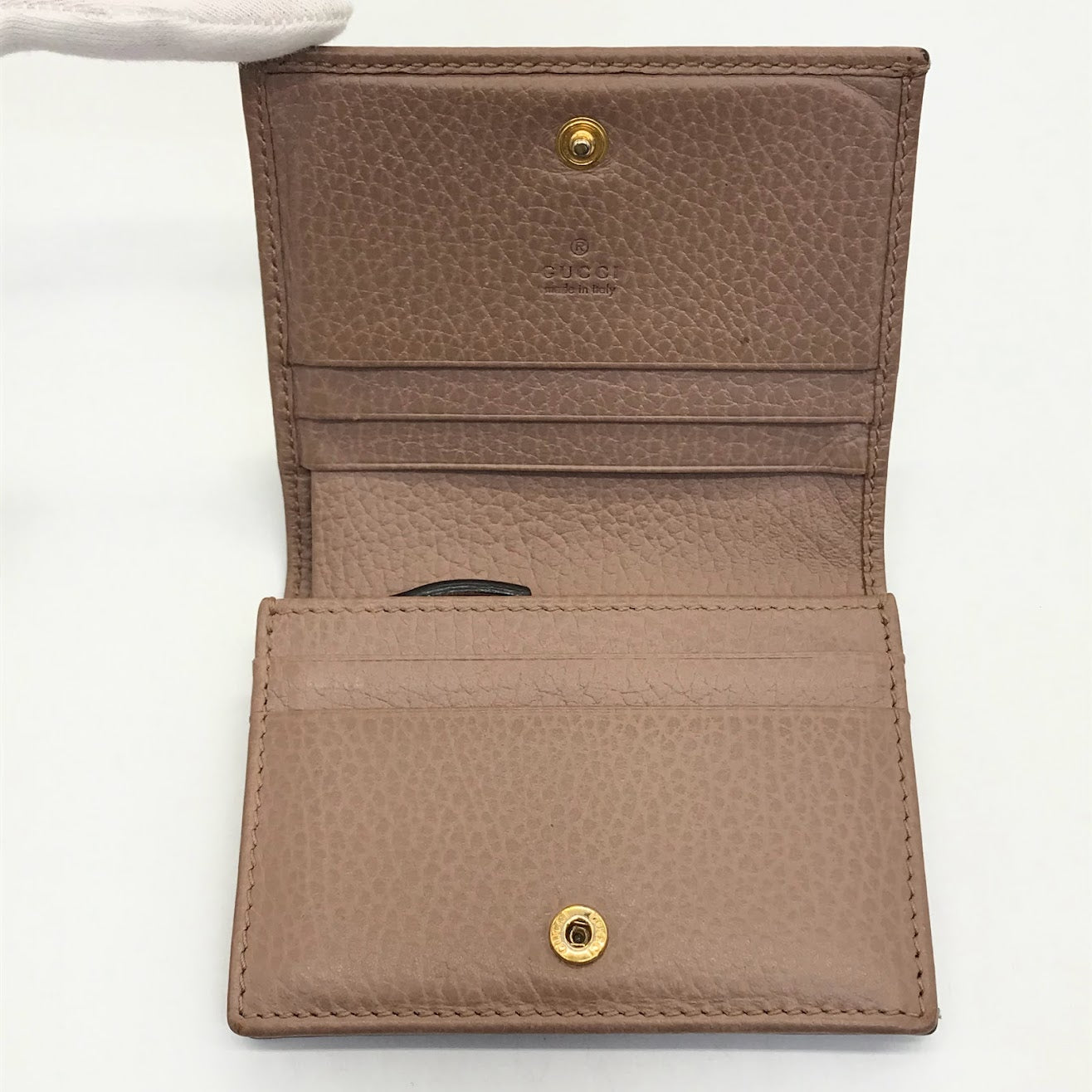 GUCCI | グッチ GGマーモント レザーカードケース(コイン＆紙幣入れ付き) カードケース 456126【倉吉店】