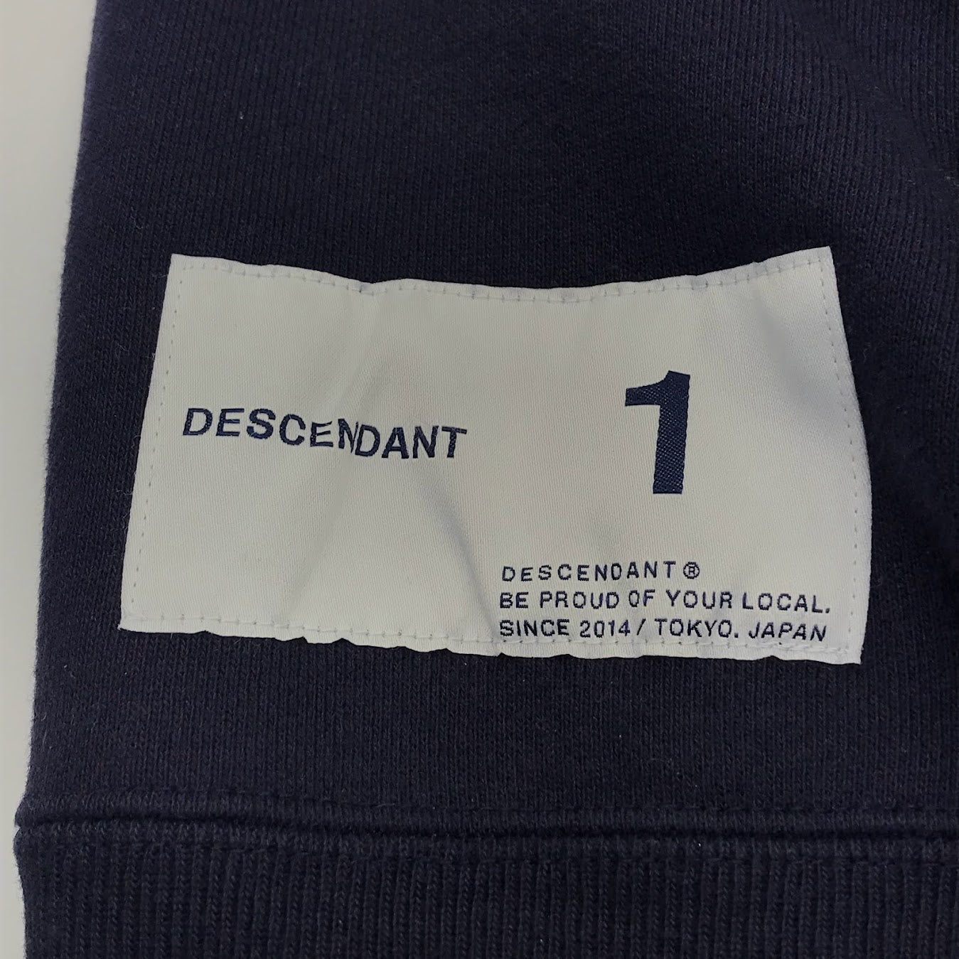 DESCENDANT | ディセンダント BARKLEY HOODED SWEAT SHIRT プルオーバーパーカー パーカー ネイビー サイズ：1【倉吉店】