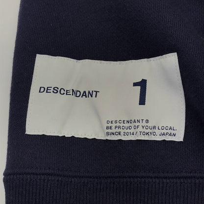 DESCENDANT | ディセンダント BARKLEY HOODED SWEAT SHIRT プルオーバーパーカー パーカー ネイビー サイズ：1【倉吉店】