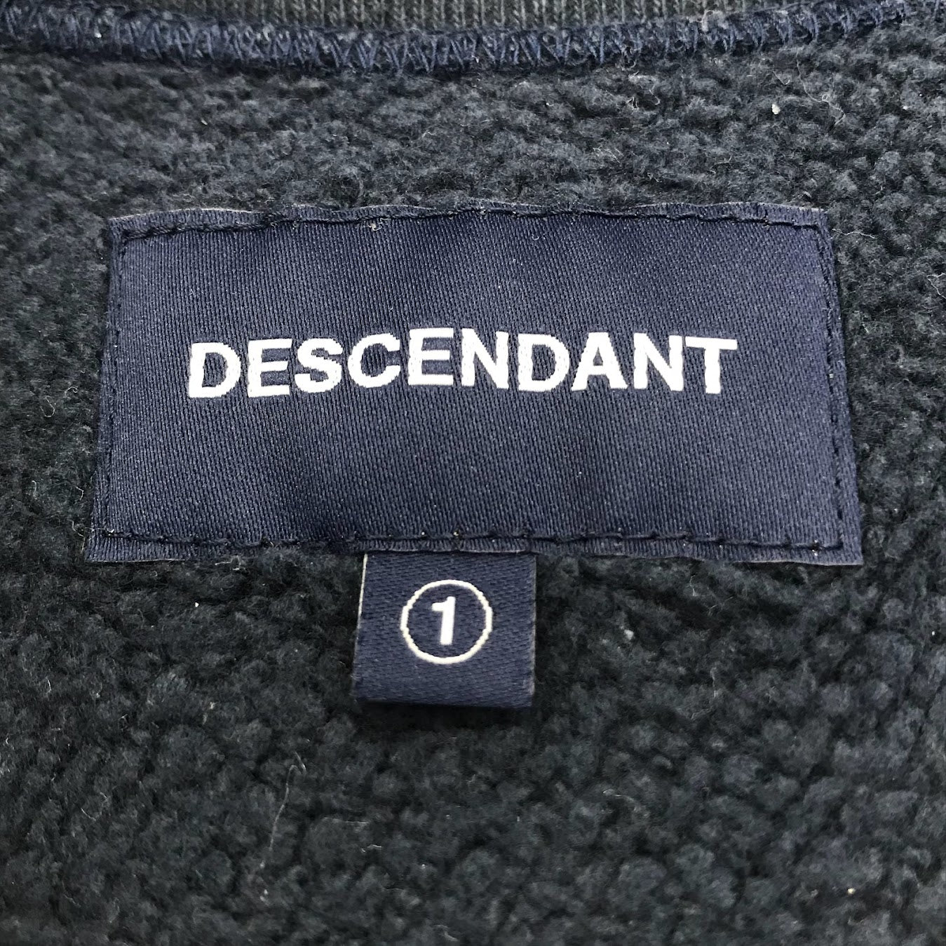 DESCENDANT | ディセンダント スウェット ネイビー サイズ：1【倉吉店】