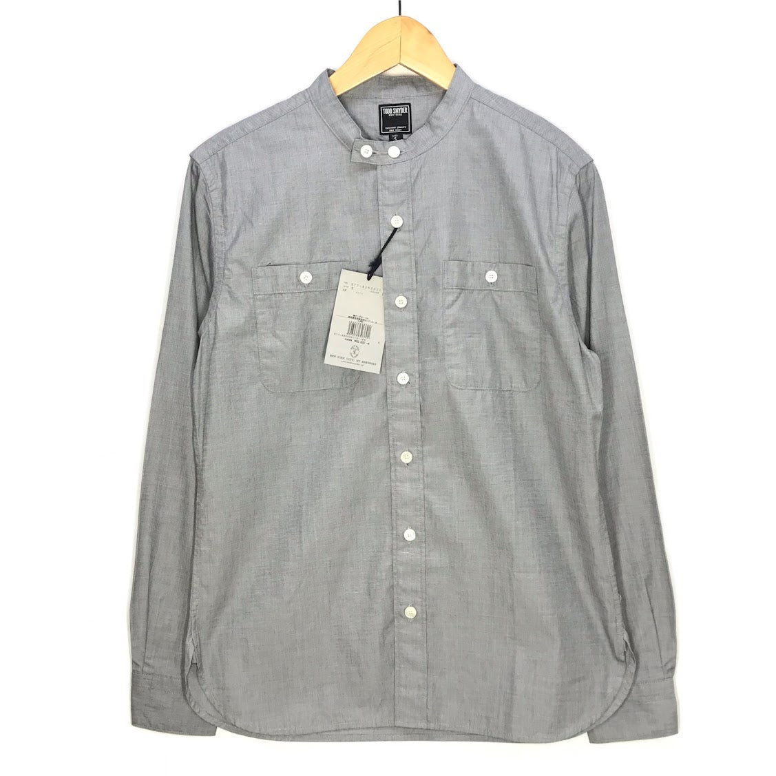 TODD SNYDER | トッドスナイダー 長袖シャツ 577-6250001 グレー サイズ：S【倉吉店】