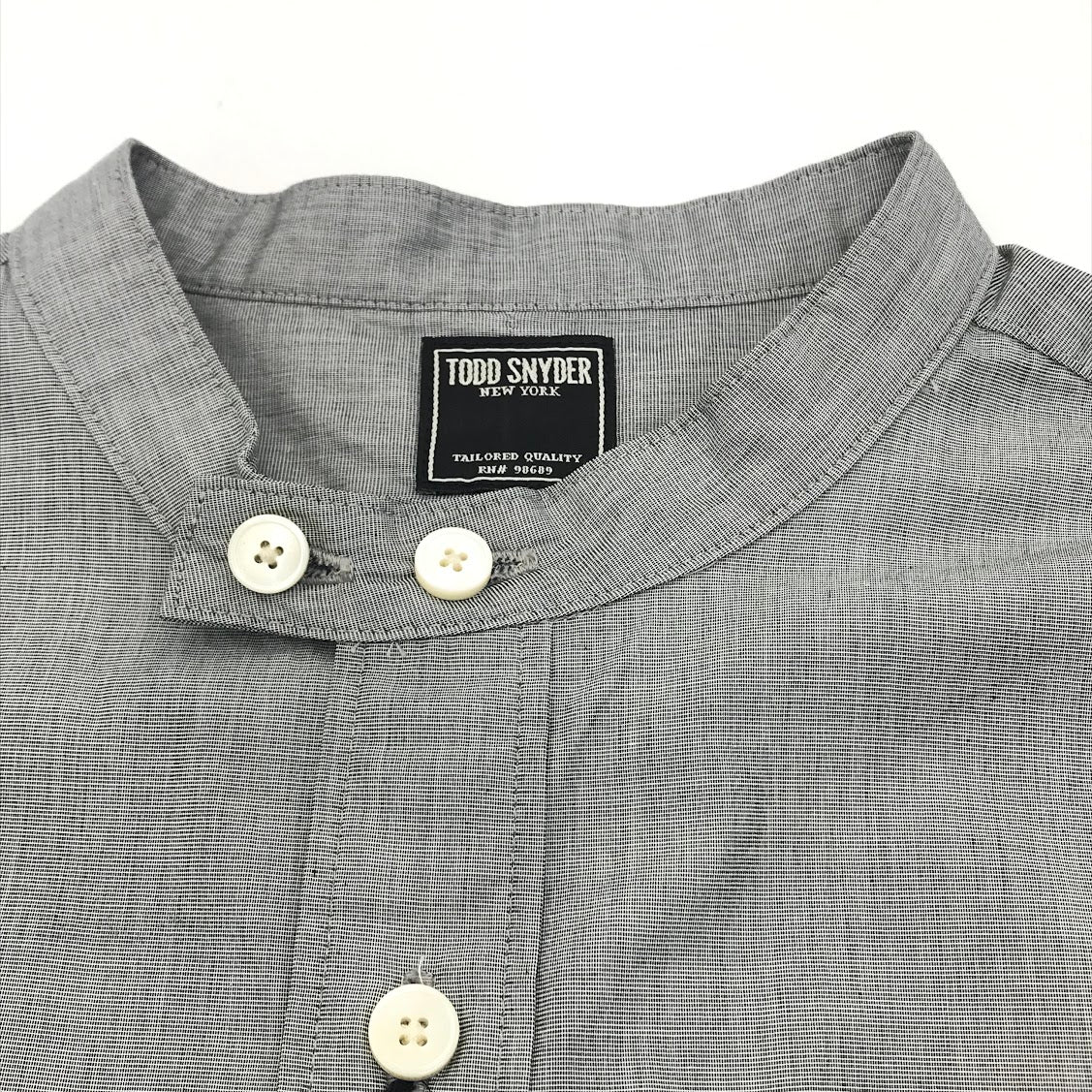 TODD SNYDER | トッドスナイダー 長袖シャツ 577-6250001 グレー サイズ：S【倉吉店】