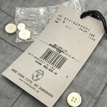 TODD SNYDER | トッドスナイダー 長袖シャツ 577-6250001 グレー サイズ：S【倉吉店】