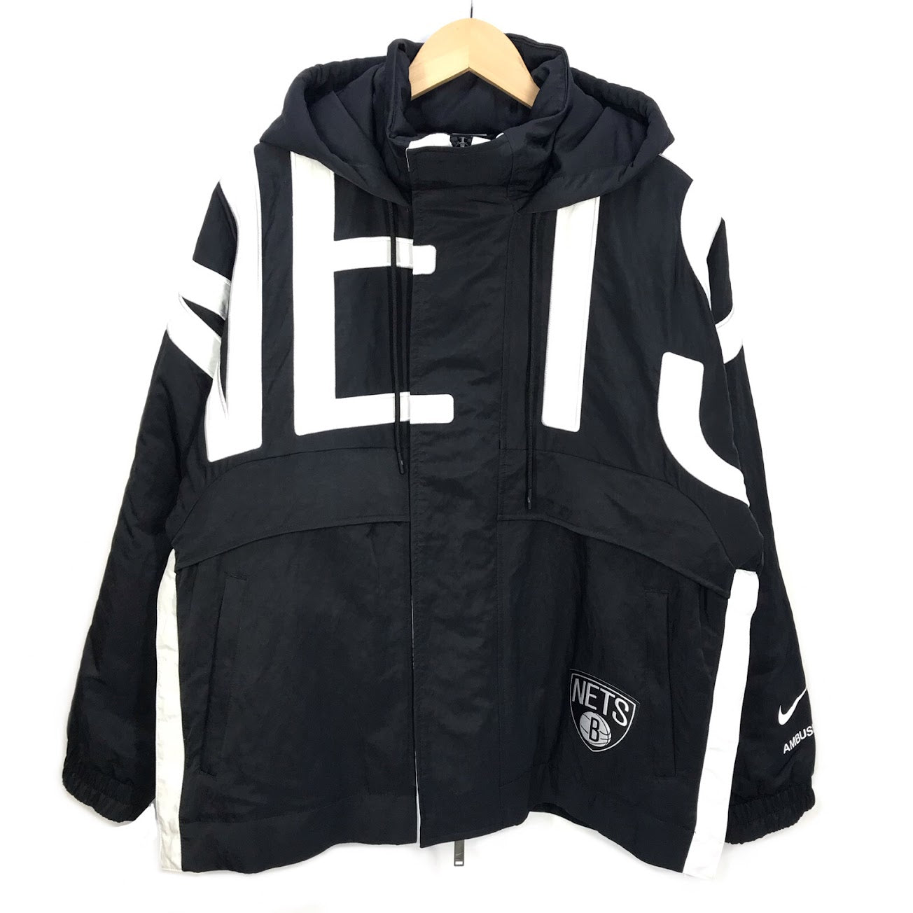 NIKE | ナイキ NBA COLLECTION NETS JACKET ナイロンジャケット DB9567-010 ブラック サイズ：XS【倉吉店】
