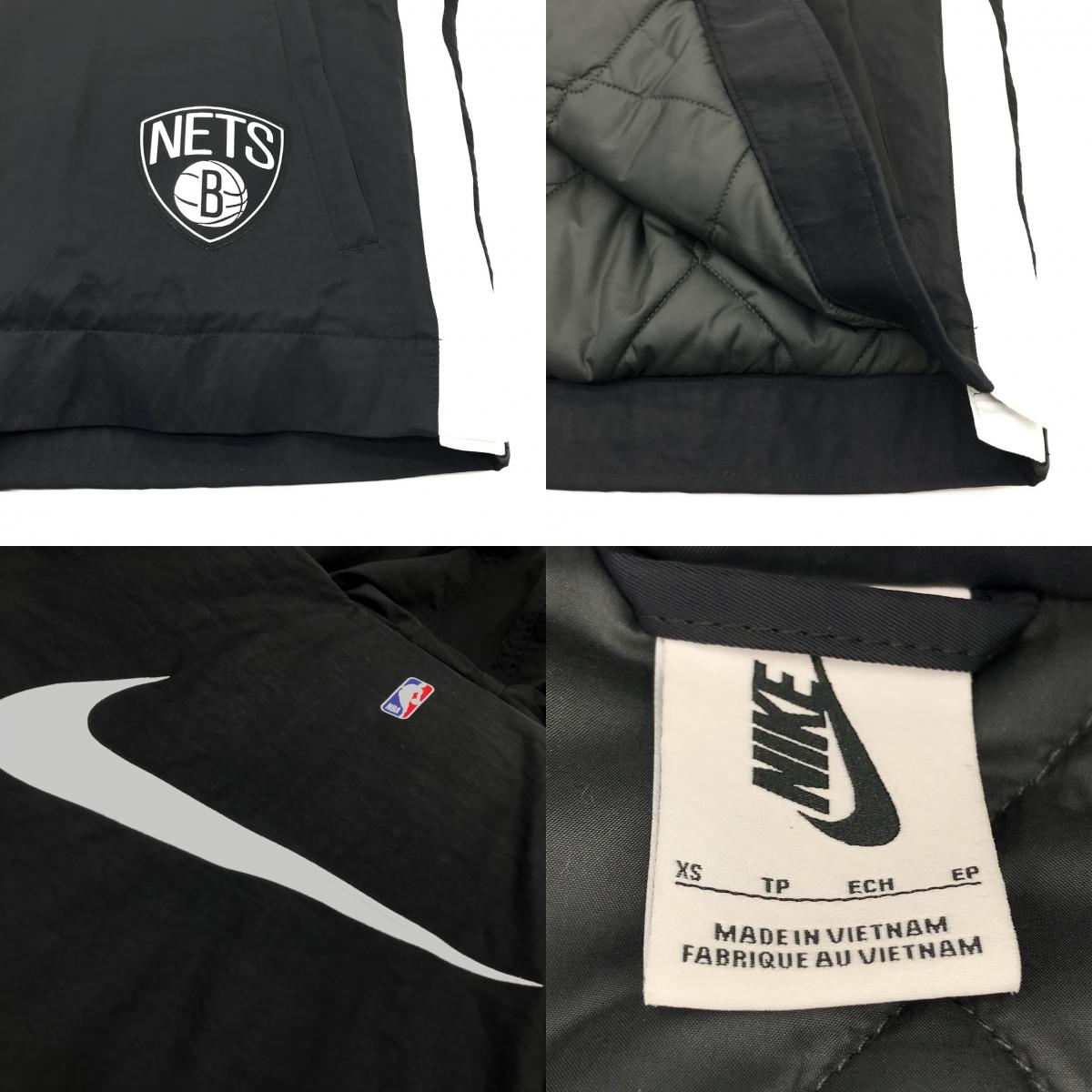 NIKE | ナイキ NBA COLLECTION NETS JACKET ナイロンジャケット DB9567-010 ブラック サイズ：XS【倉吉店】