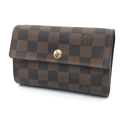 LOUIS VUITTON | ルイ・ヴィトン ダミエ ポルトフォイユ アレクサンドラ 三つ折り財布 N63067【倉吉店】