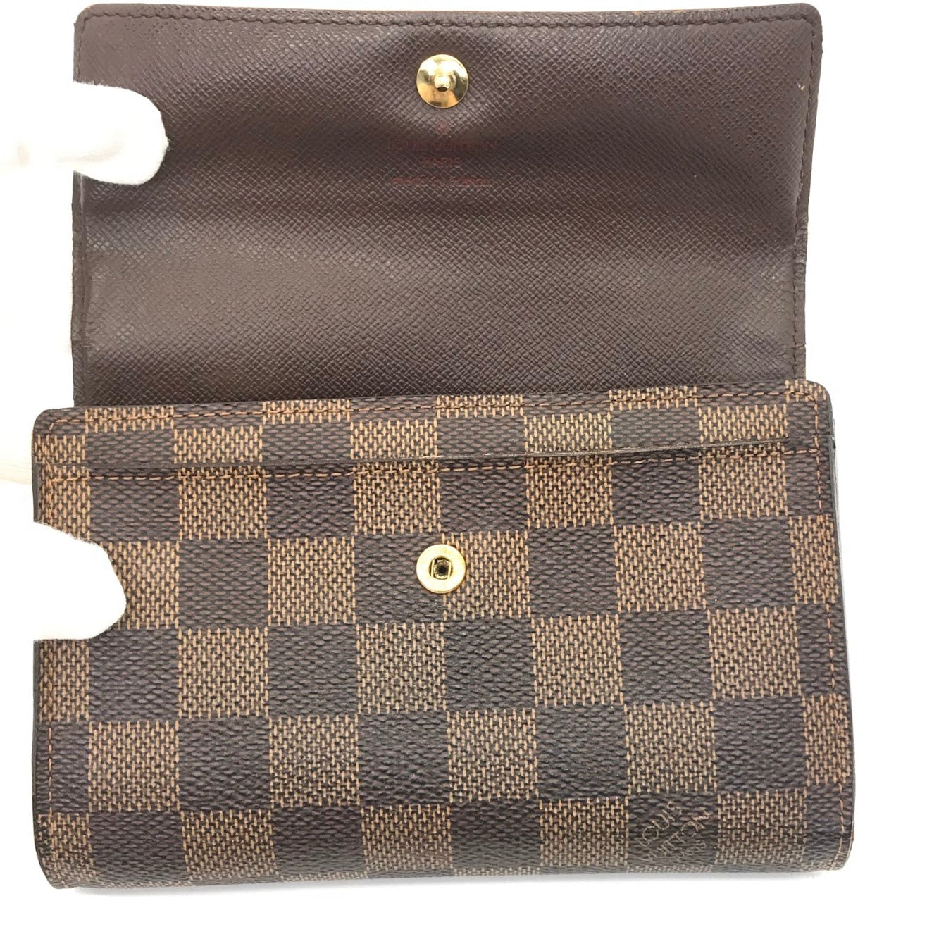 LOUIS VUITTON | ルイ・ヴィトン ダミエ ポルトフォイユ アレクサンドラ 三つ折り財布 N63067【倉吉店】