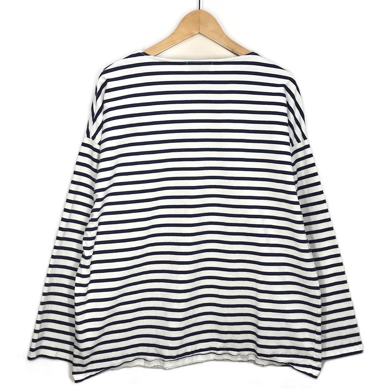 marka | マーカ BASQUE SHIRT ORGANIC COTTON ボーダー 長袖Ｔシャツ M21B-05CS01C ネイビー×ホワイト サイズ：3【倉吉店】