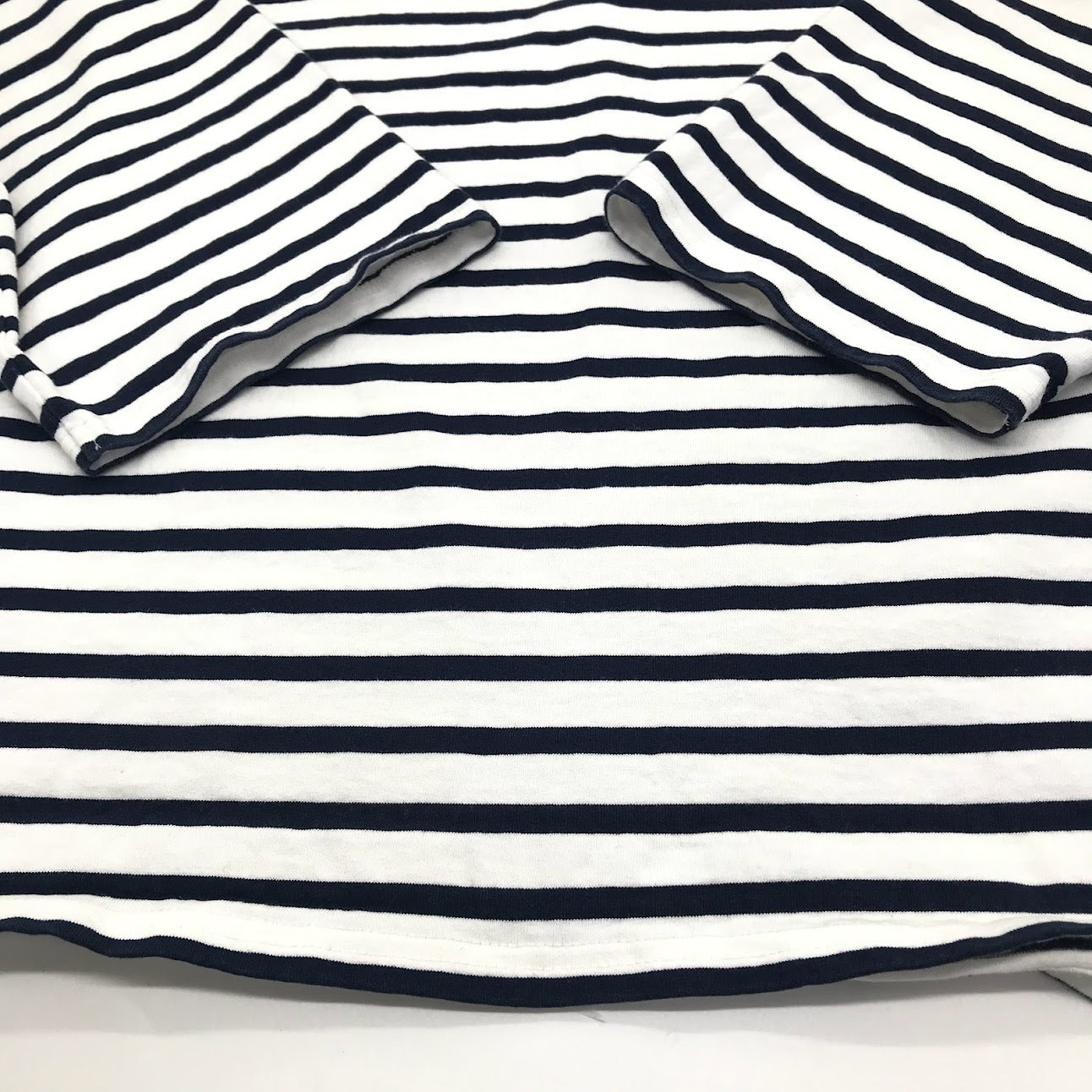 marka | マーカ BASQUE SHIRT ORGANIC COTTON ボーダー 長袖Ｔシャツ M21B-05CS01C ネイビー×ホワイト サイズ：3【倉吉店】