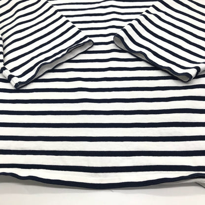 marka | マーカ BASQUE SHIRT ORGANIC COTTON ボーダー 長袖Ｔシャツ M21B-05CS01C ネイビー×ホワイト サイズ：3【倉吉店】