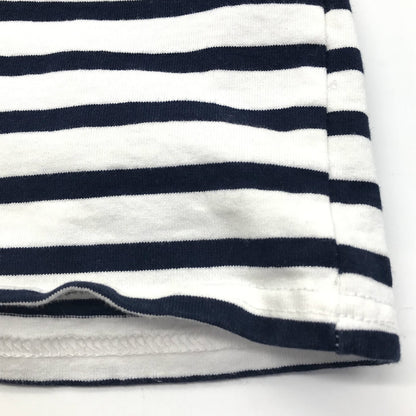 marka | マーカ BASQUE SHIRT ORGANIC COTTON ボーダー 長袖Ｔシャツ M21B-05CS01C ネイビー×ホワイト サイズ：3【倉吉店】