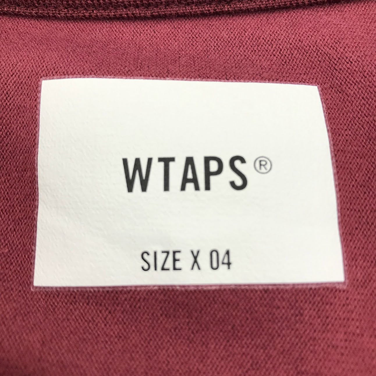 W)TAPS | ダブルタップス QB / SS / RACO. BRACKETS 半袖Ｔシャツ 232ATDT-CSM09 レッド サイズ：4【倉吉店】