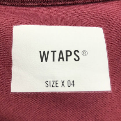 W)TAPS | ダブルタップス QB / SS / RACO. BRACKETS 半袖Ｔシャツ 232ATDT-CSM09 レッド サイズ：4【倉吉店】
