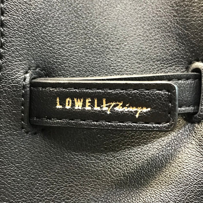 LOWELL things｜ロウェル シングス ギャザーオープントートBAG mini 2wayバッグ トートバッグ ブラック【倉吉店】