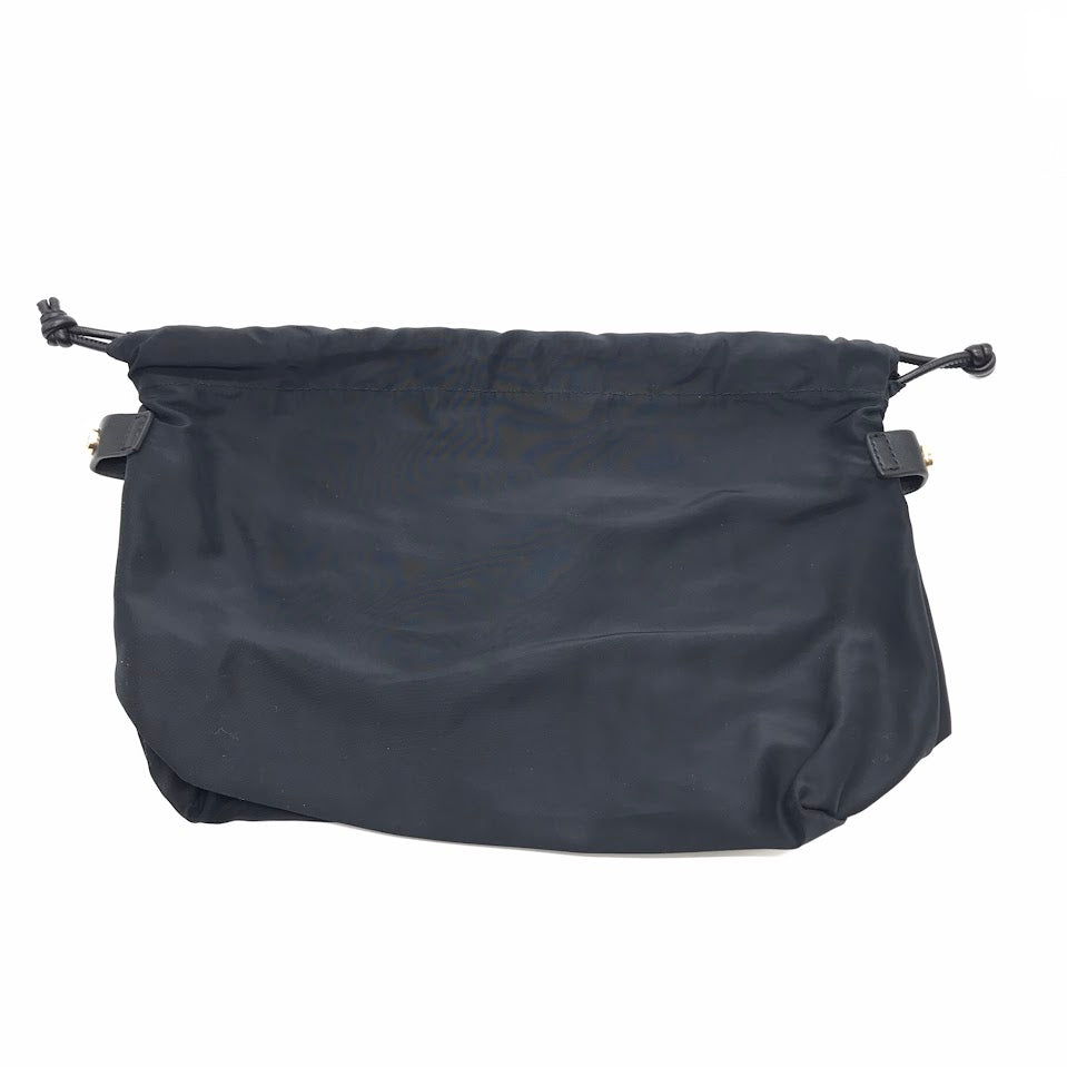 LOWELL things｜ロウェル シングス ギャザーオープントートBAG mini 2wayバッグ トートバッグ ブラック【倉吉店】