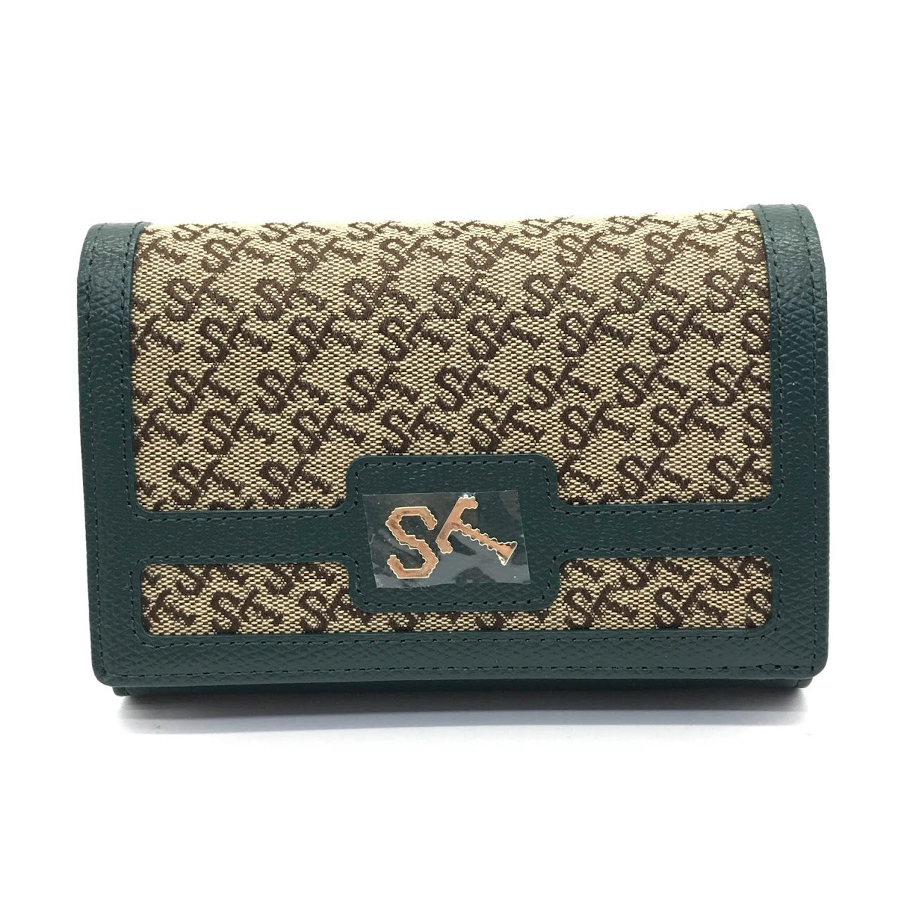 Samantha Thavasa | サマンサタバサ NEO ST Jacquard/総柄/ジャガード/折財布 二つ折り財布 00032220225122 グリーン【倉吉店】