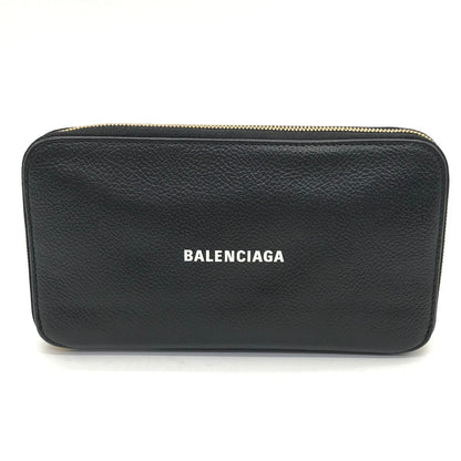BALENCIAGA | バレンシアガ CASH CONTINENTAL WALLET 長財布 594290 ブラック【倉吉店】