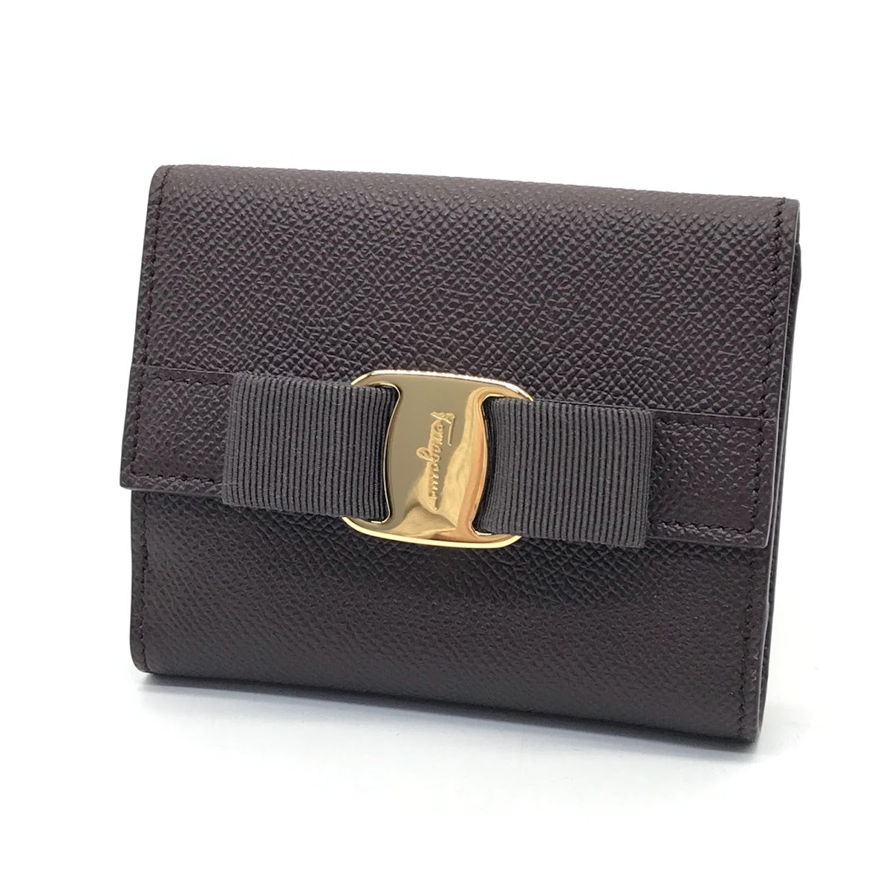 Salvatore Ferragamo | サルヴァトーレフェラガモ ヴァラ・リボン/二つ折り財布 二つ折り財布 22A926 ブラウン【倉吉店】