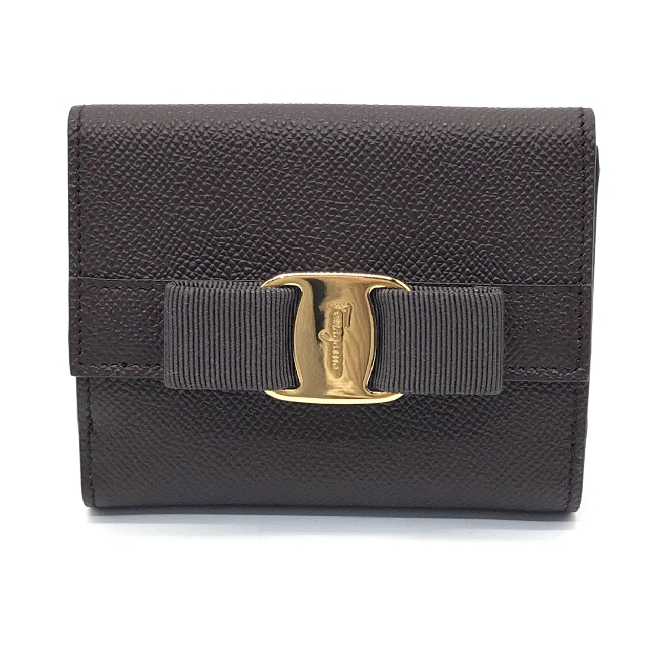 Salvatore Ferragamo | サルヴァトーレフェラガモ ヴァラ・リボン/二つ折り財布 二つ折り財布 22A926 ブラウン【倉吉店】
