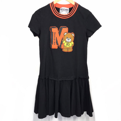 MOSCHINO | モスキーノ BEARワッペン ワンピース V0433 0541 ブラック【倉吉店】