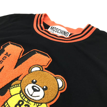 MOSCHINO | モスキーノ BEARワッペン ワンピース V0433 0541 ブラック【倉吉店】