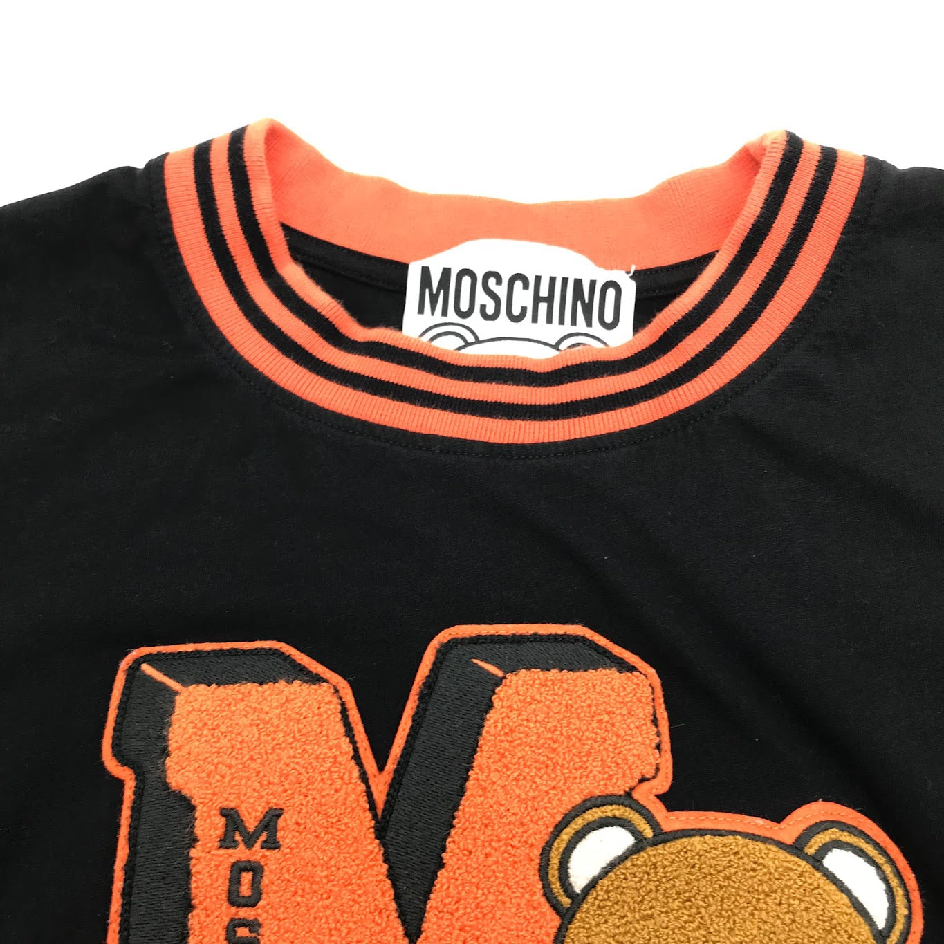 MOSCHINO | モスキーノ BEARワッペン ワンピース V0433 0541 ブラック【倉吉店】