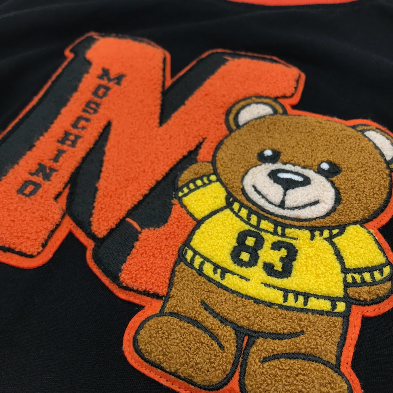 MOSCHINO | モスキーノ BEARワッペン ワンピース V0433 0541 ブラック【倉吉店】