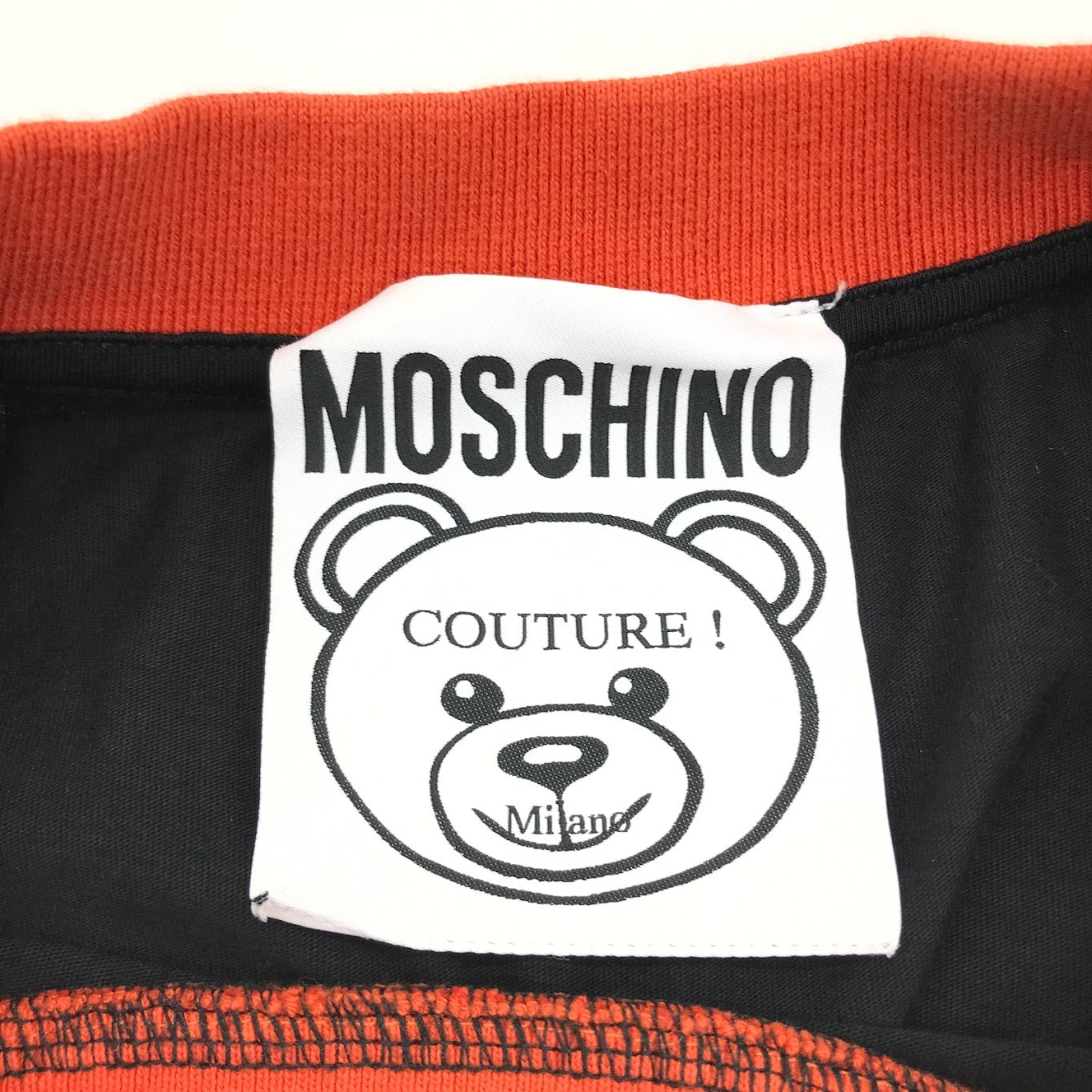 MOSCHINO | モスキーノ BEARワッペン ワンピース V0433 0541 ブラック【倉吉店】
