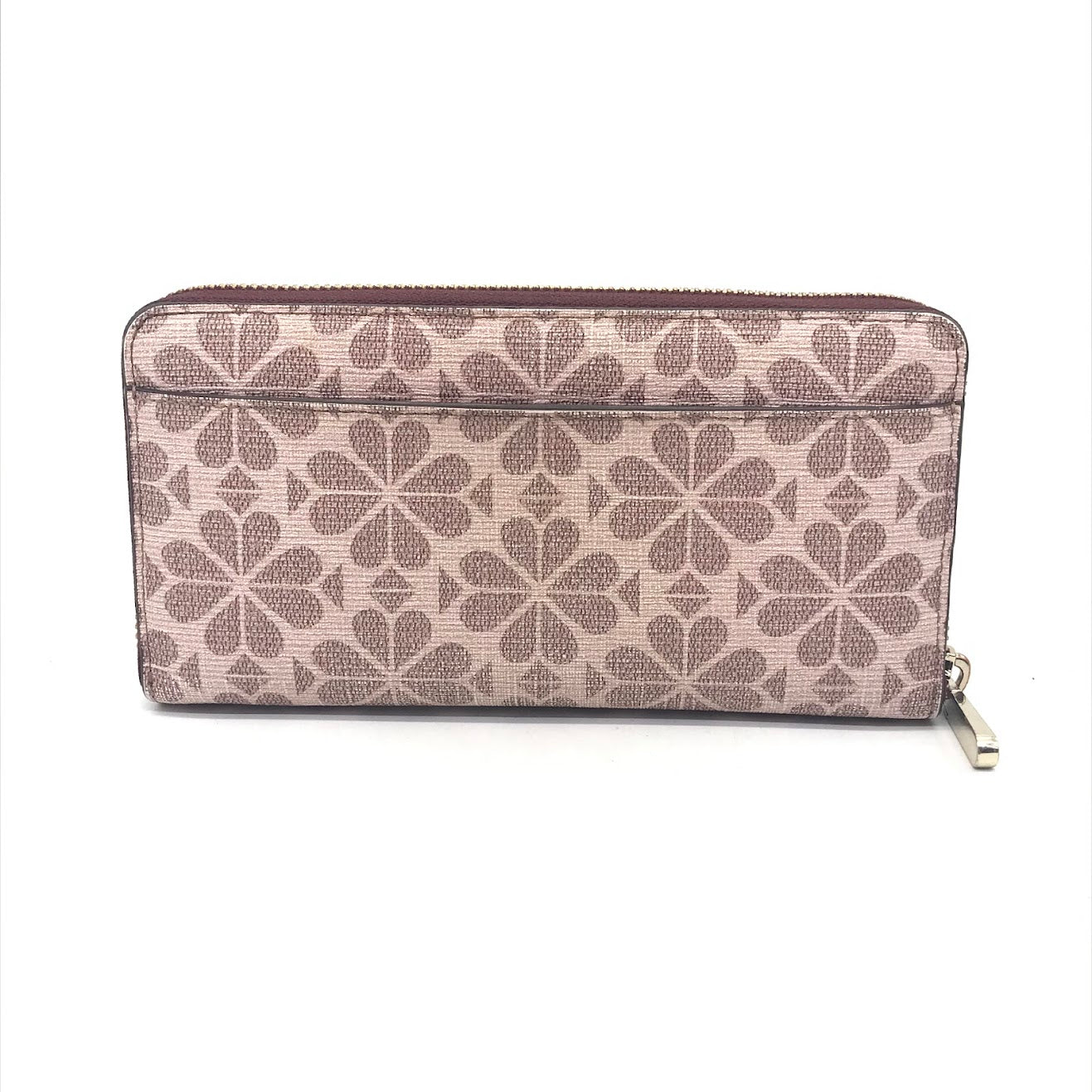 kate spade NEW YORK | ケイトスペードニューヨーク フラワー コーテッド キャンバス ジップ アラウンド 長財布 PWR00085 ピンク【倉吉店】