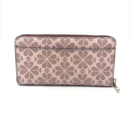 kate spade NEW YORK | ケイトスペードニューヨーク フラワー コーテッド キャンバス ジップ アラウンド 長財布 PWR00085 ピンク【倉吉店】