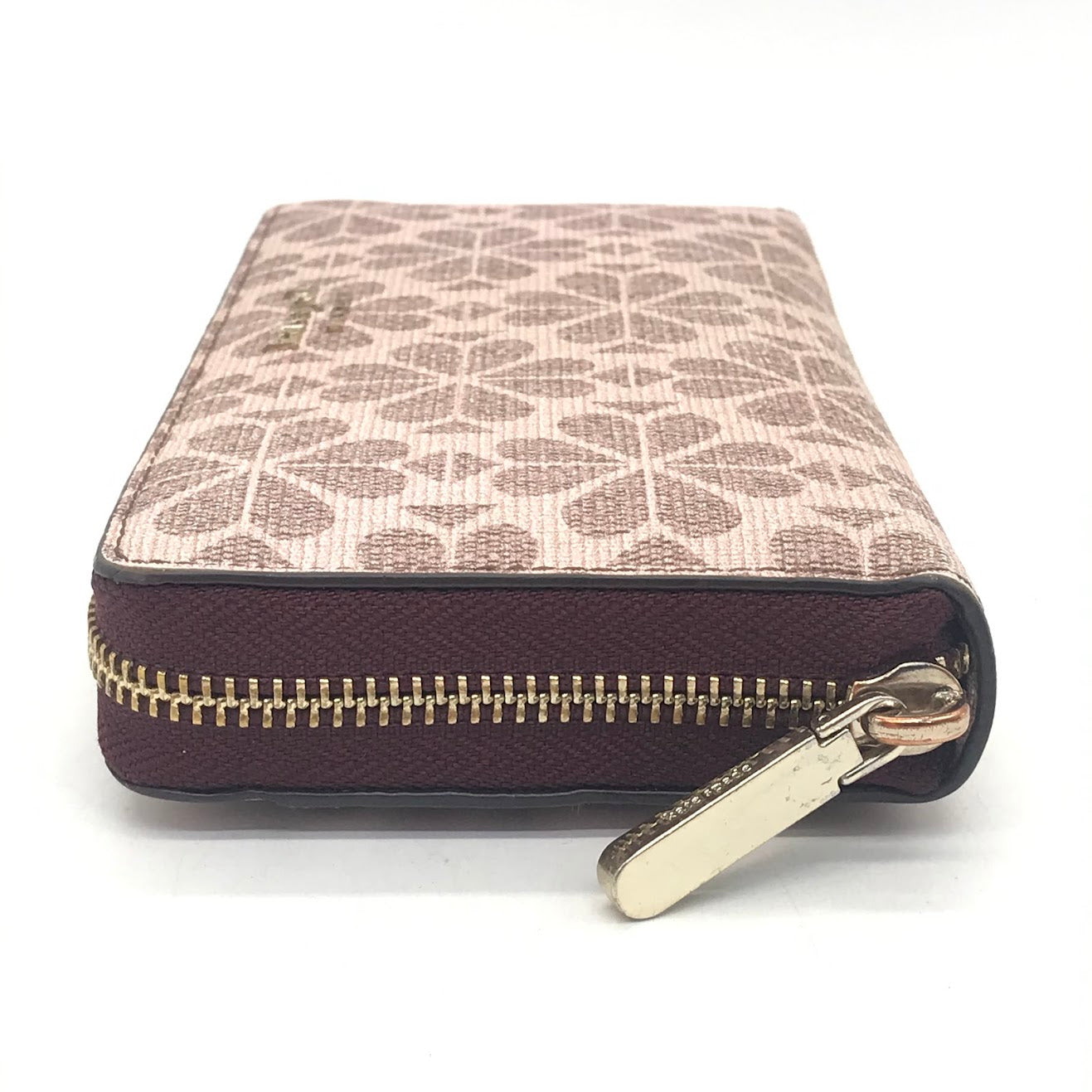 kate spade NEW YORK | ケイトスペードニューヨーク フラワー コーテッド キャンバス ジップ アラウンド 長財布 PWR00085 ピンク【倉吉店】