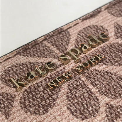kate spade NEW YORK | ケイトスペードニューヨーク フラワー コーテッド キャンバス ジップ アラウンド 長財布 PWR00085 ピンク【倉吉店】