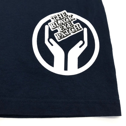 BlackEyePatch | ブラックアイパッチ HANDLE WITH CARE TEE 半袖Ｔシャツ ネイビー サイズ：XL【倉吉店】
