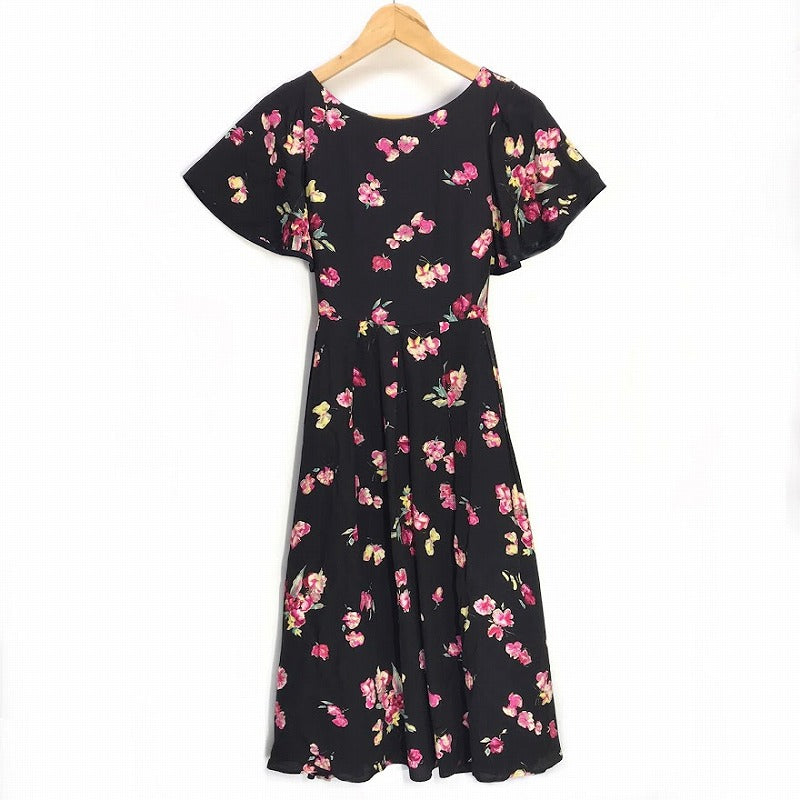JILL STUART | ジルスチュアート ポリシアフラワーワンピース ワンピース 092-7240041 ブラック【倉吉店】