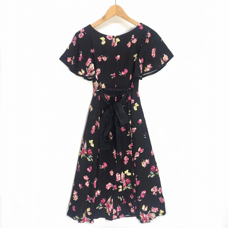 JILL STUART | ジルスチュアート ポリシアフラワーワンピース ワンピース 092-7240041 ブラック【倉吉店】